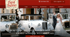 Desktop Screenshot of davidandrewsweddingcars.com